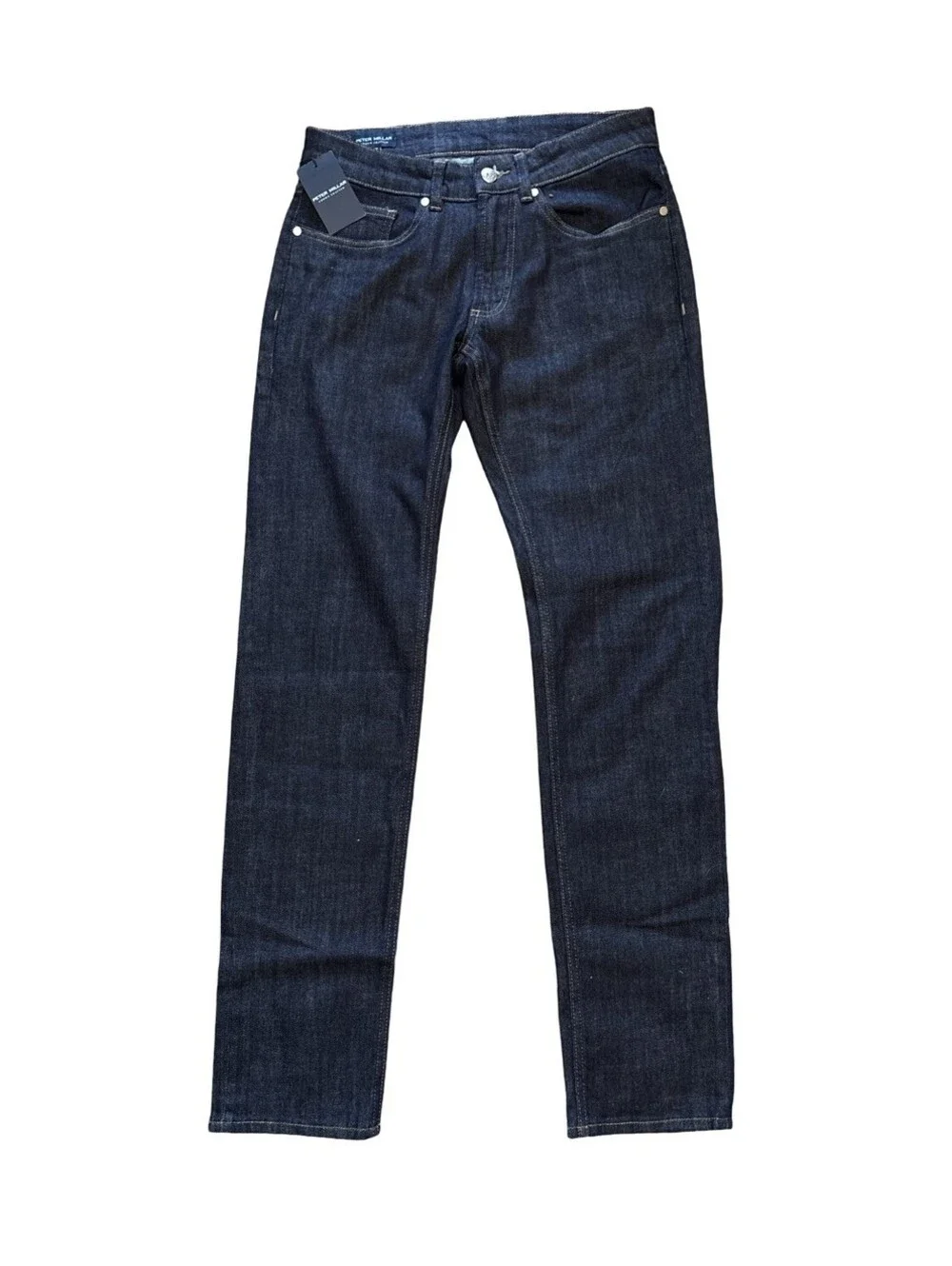 Peter Millar Crown Crafted Dark Wash Blue Jeans Denim Men's Size 30x34 NWT $198
